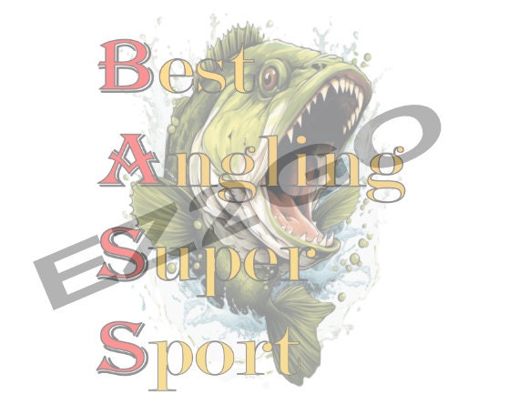 Acrostic Poem Bass, Bass Fishing, Bass Fishing Gifts, Fisherman Gift, Gift  for Dad, Fishing Clipart, Fishing Sign, Gifts for Men, Bass Fish. 