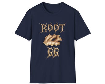 Route 66, Root 66. USA State Tavellers, Gardeners and Vegetable Growers, Bikers, Iconic Road Name, Unisex Softstyle T-Shirt