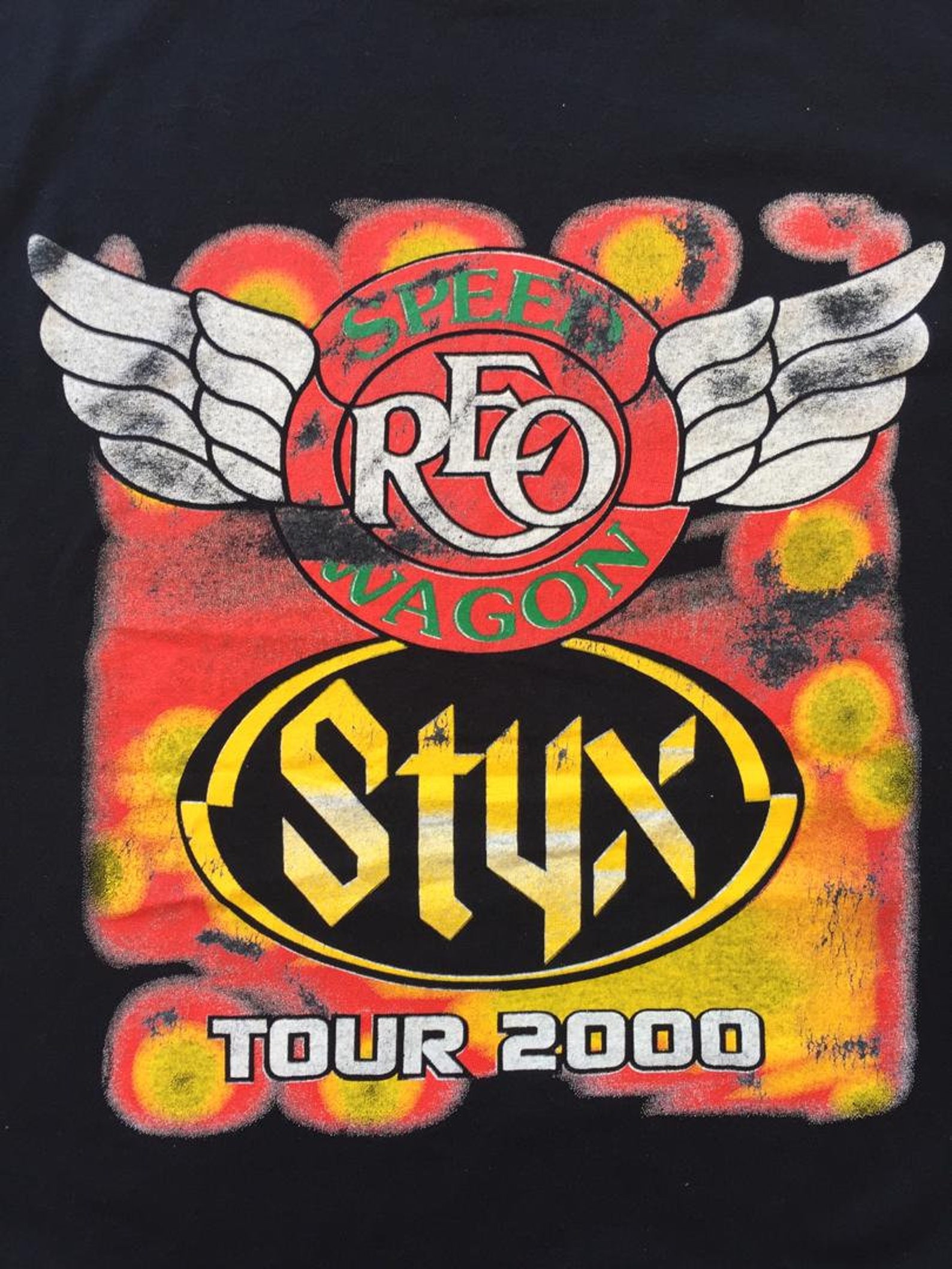 STYX With REO Speedwagon Vintage Tour 2000 L Size Nofx/pantera