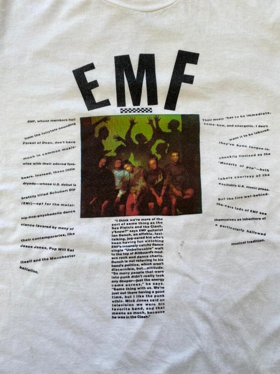 Vintage EMF Band Shirt - Etsy