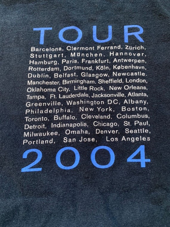 T-shirt Eric Clapton Local Crew Tour 2004 - Taille XL - Occasion Très Bon état