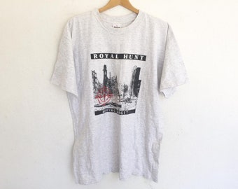 Vintage 90's Royal Hunt Shirt / Moving Target Tour 1996