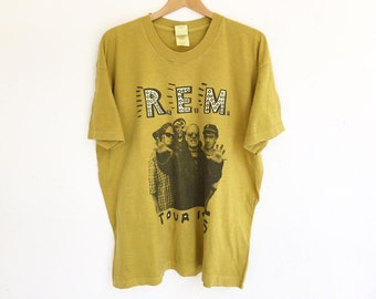 Vintage 90&#39;s REM Tour 1995 XL Size Nirvana/Blur/Pink Floyd/Greenday