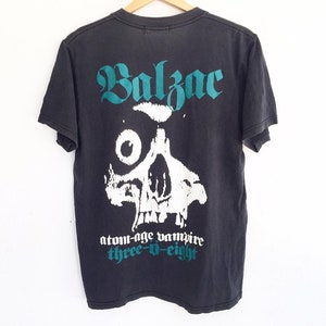 Vintage Balzac Japanese Hardcore Band T shirt M Size