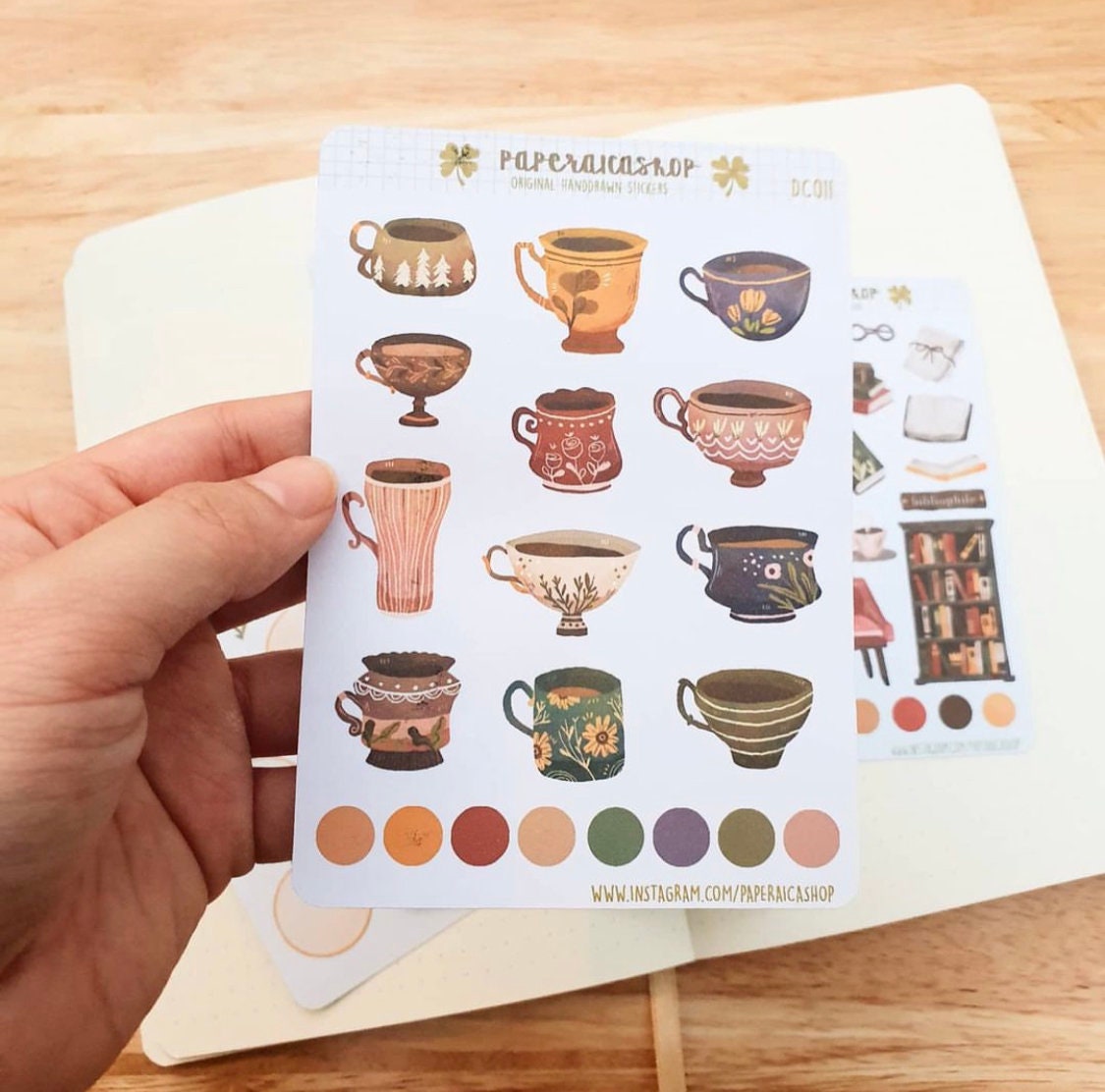High Tea Planner Stickers - Tea Cup Stickers - Hand Drawn Stickers - C –  Winterfield Studios