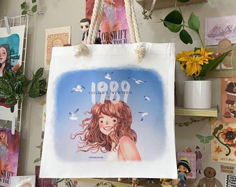 TS 1989 Cloth Bags, Canvas Bag, Cozy Bags, Tote Bag | DTF007 | Paperaicashop