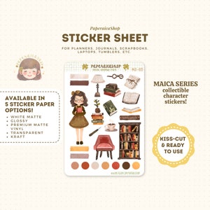 Printable Clear Glossy Sticker Paper for Planner Stickers & Decals