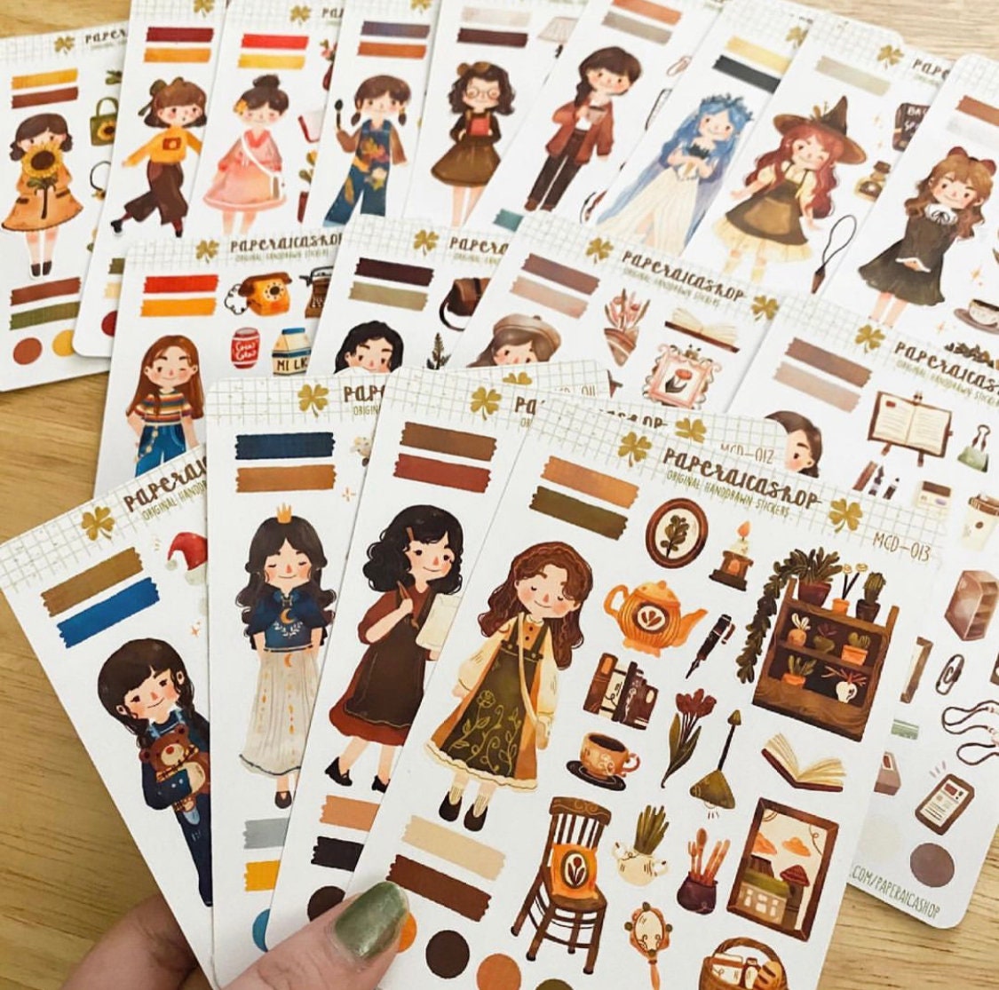 Cottagecore Cozy Sticker Sheet – together @withkx