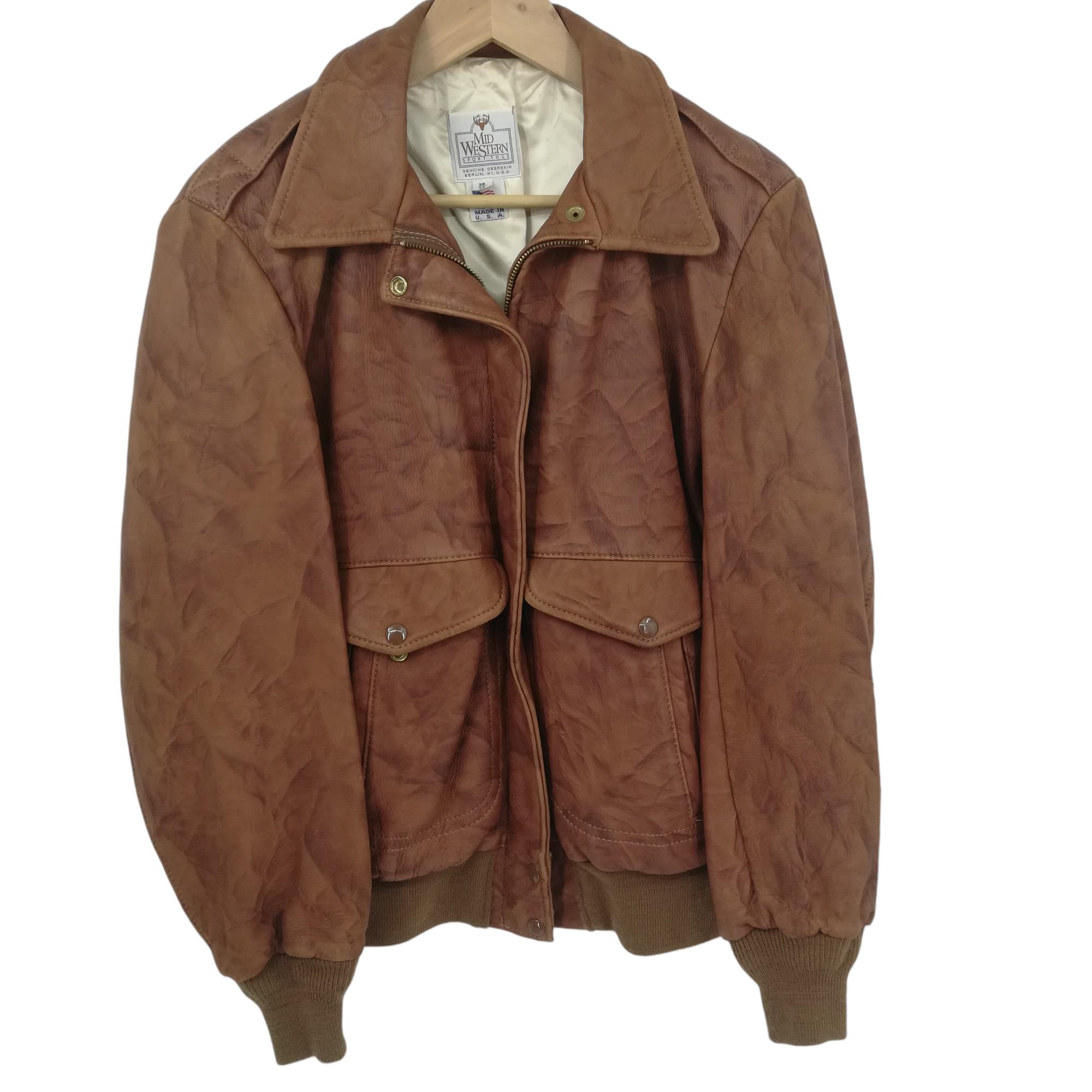 Vintage Deer Skin Jacket - Etsy Vintage Deer Skin Jacket - Etsy