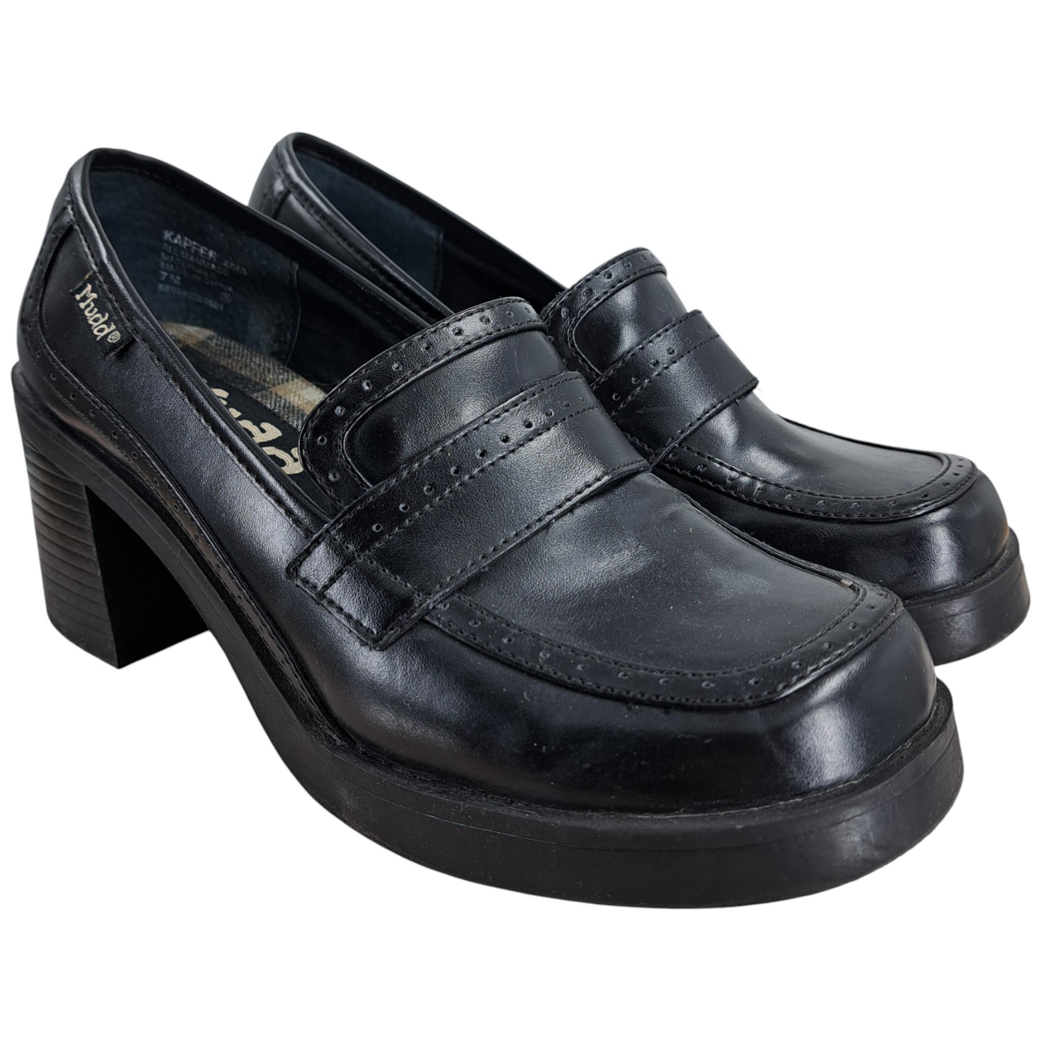 NIB Steve Madden Tully blue suede wingtip Oxford Black Leather Lace Up Flats for Women for sale | eBay main image 2