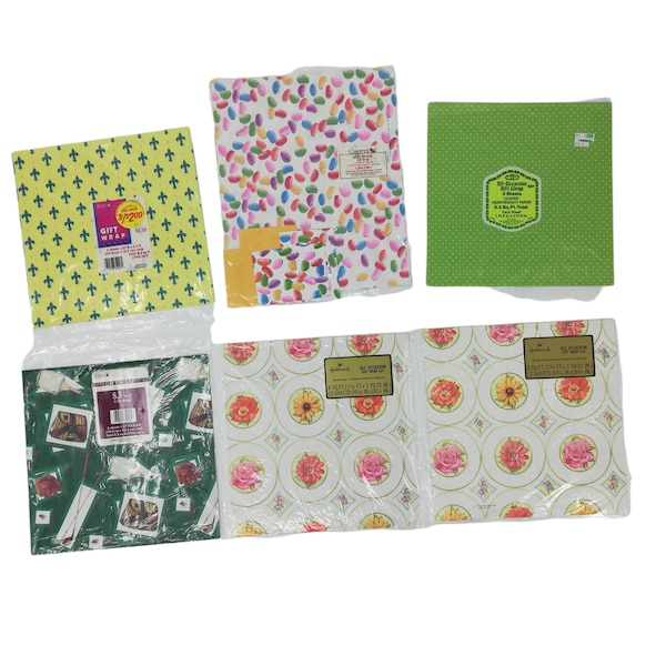 Retro Wrapping Paper Etsy