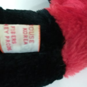 Vintage Stuffed Mickey Mouse Plush Sitting Made In Korea Animal Toy 10" image 6