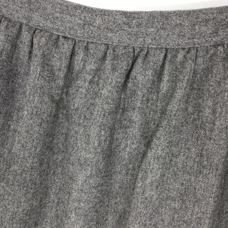 80s Evan Picone Pleated Pockets Lined Slits Vintage Wool Pencil Skirt Size S