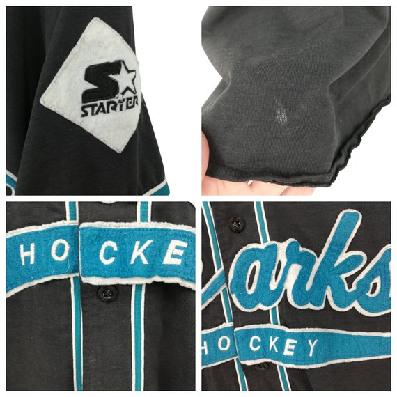 Vintage San Jose Sharks Hockey Baseball Jersey Size XL Vintage San Jose Sharks Hockey Baseball Jersey Size XL