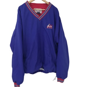 Vintage Champion Pullover Jacket Size XL Embroidered KMS Fighting Saints 90s Y2K