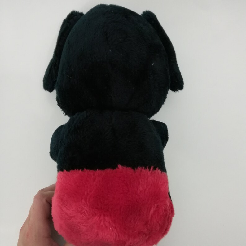 Vintage Stuffed Mickey Mouse Plush Sitting Made In Korea Animal Toy 10" image 8