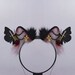 Kitten Black Ears-Cosplay Cat Ear, butterfly With Cat Ears，Cosplay Ear, Anime Cosplay, Cat Head Band, Cute Ears,Handmade-Halloween-Lolita 