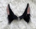 Horse's ear-Christmas-Black horse ears headband-artificial ears-Christmas deer-sika deer-Lolita-Halloween-Anime Cosplay-Party ears-Cute Ears 