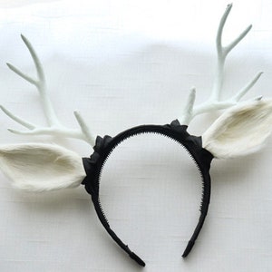 Elk ears-Christmas headwear-Deer ears headband-artificial ears-Christmas deer-sika deer-Lolita- Halloween-Anime Cosplay-Party ears-Cute Ears