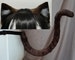 kitten Brown Ears-Cosplay Cat Ear-Cat Ears With Bow-Cosplay Ear-Anime Cosplay-Cat Head Band, Cute Ears-Handmade-Halloween-Lolita-party ears 