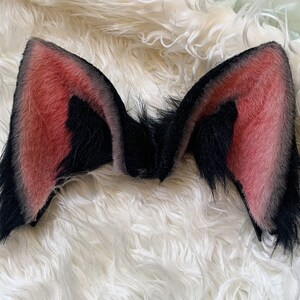 kitten Pink Ears-Cosplay Cat Ear-Cat Black Ears-Cosplay Ear-Anime Cosplay-Cat Head Band-Cute Ears-Handmade-Halloween ears-Lolita-party ears