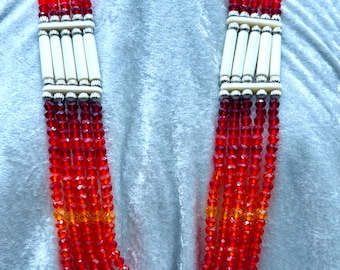 Women’s Breastplate Necklace - “FIRE!”