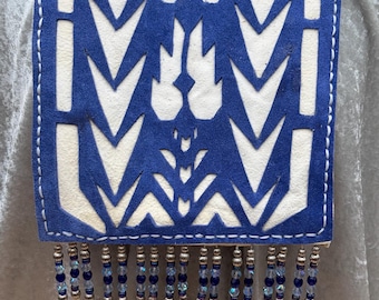 Appliqué Deerskin Regalia Purse
