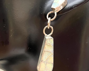 Zuni Sterling and Opal Earrings - C.Haloo