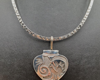 Sterling Bear Fetish Pendant- E.Kinsell