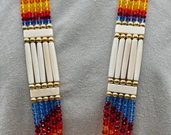 Women’s Breastplate Necklace - Fire in the Sky