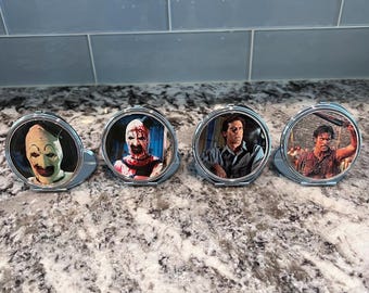 Compact Mirror: Art the Clown Terrifier Evil Dead Ashley Williams Horror