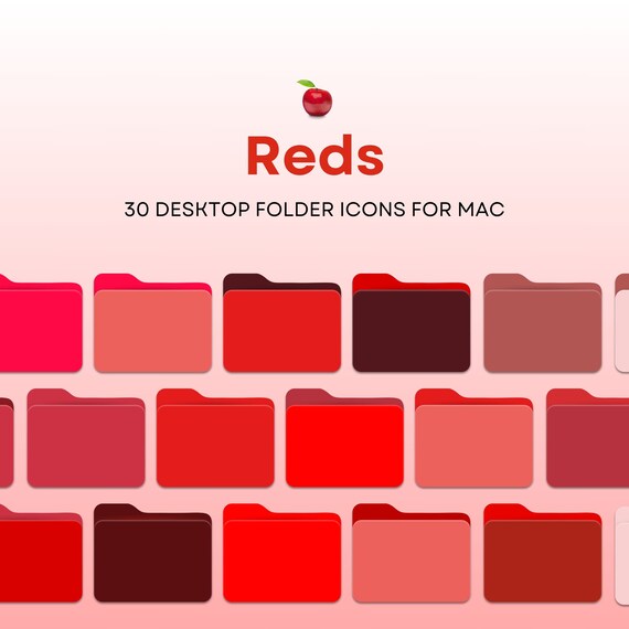 Red File Folder Icon