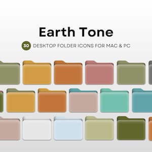 Mac 用デスクトップ フォルダー アイコン、Mac OS 用フォルダー アイコン バンドル、アイコン パック、コンピューターの整理、美しいフォルダー アイコン、PC アイコン セット、アイコン PNG