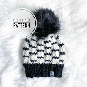 Batty Beanie Knit PATTERN, Bat Beanie, Halloween Knit Pattern, Knit Pattern for All Sizes, Bat Knit Pattern, Pattern for Advanced Beginners