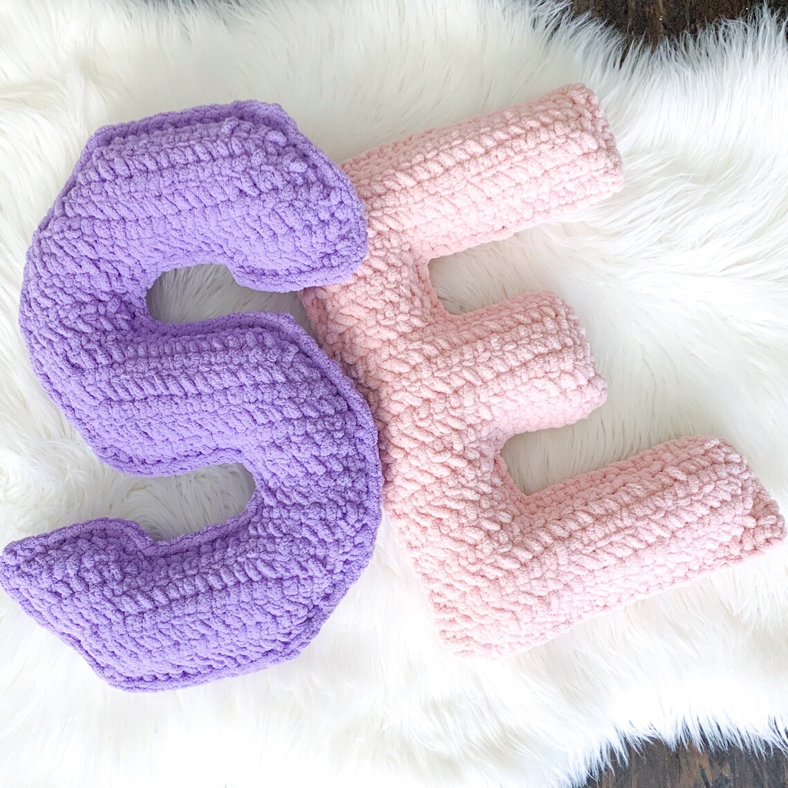 Crochet Letter Pillow Letter Cushion Initial Pillow Nursery Etsy