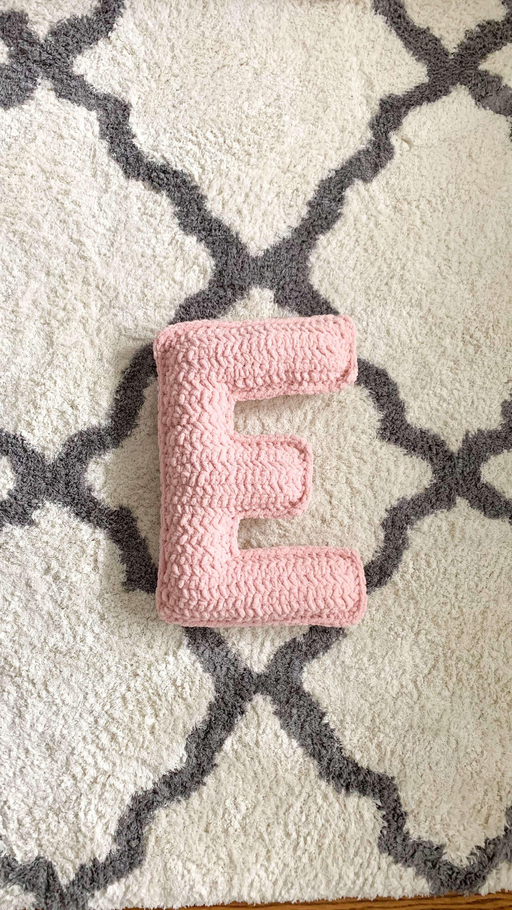 Crochet Letter Pillow Letter Cushion Initial Pillow Nursery Etsy