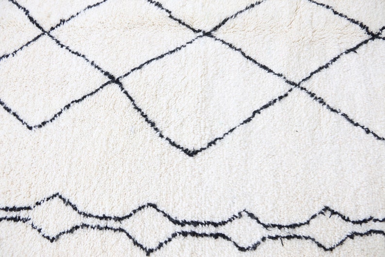 Beni Ourain Rug Authentic Moroccan Rug Custom Beni Ourain Etsy