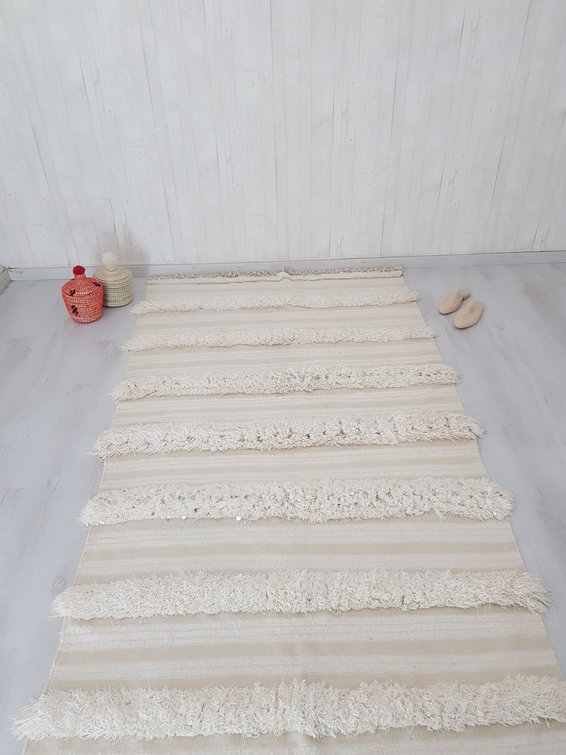 vintage Handira blanket,Moroccan Bedspread 25/%OFF* Moroccan wedding blanket 6,1x3,6ft