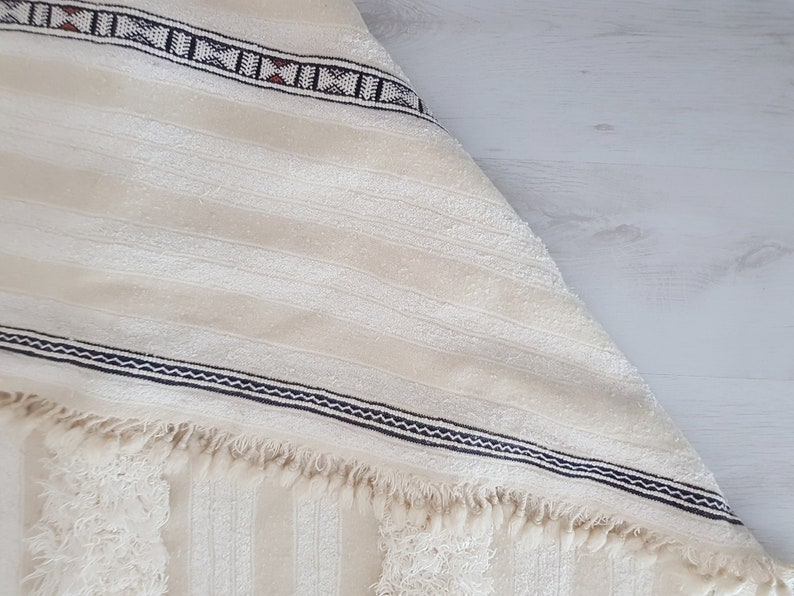 vintage Handira blanket,Moroccan Bedspread 25/%OFF* Moroccan wedding blanket 6,1x3,6ft