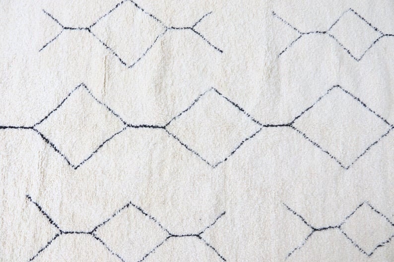 Beni Ourain Rug Authentic Moroccan Rug Custom Beni Ourain Etsy Australia