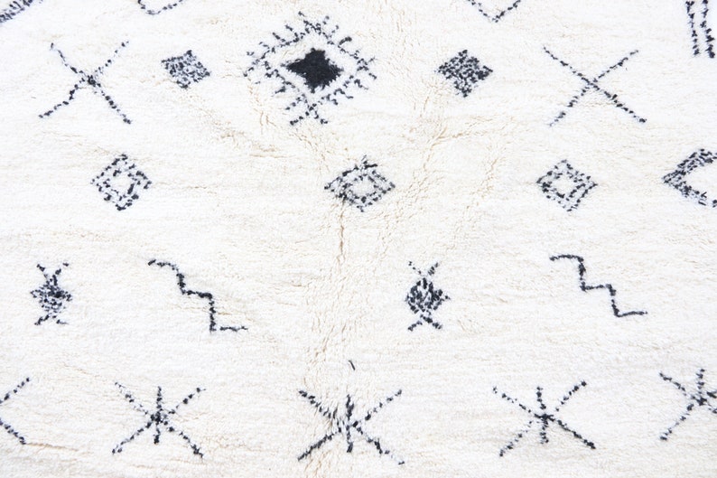 Beni Ourain Rug Authentic Moroccan Rug Custom Beni Ourain Etsy