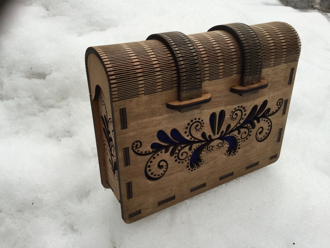 Laser Cut Purse File,flower Purse With 2 Straps,wood Purse File Svg