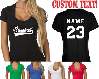 Baseball Shirts for Women - Etsy