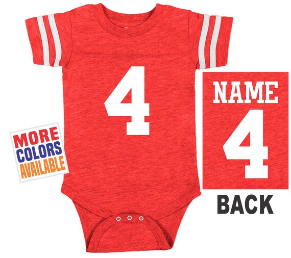 NR rot Spanien Kinder BABY BODY Größe EM T-Shirt Trikot Druck NAME
