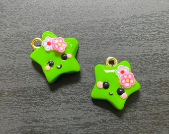 Green Star Spring Charm