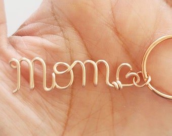 Mom Keychain, custom name keychain, Name keychain, Keychain, custom keychain, rose gold keychain, keychain charm, mother's day gifts