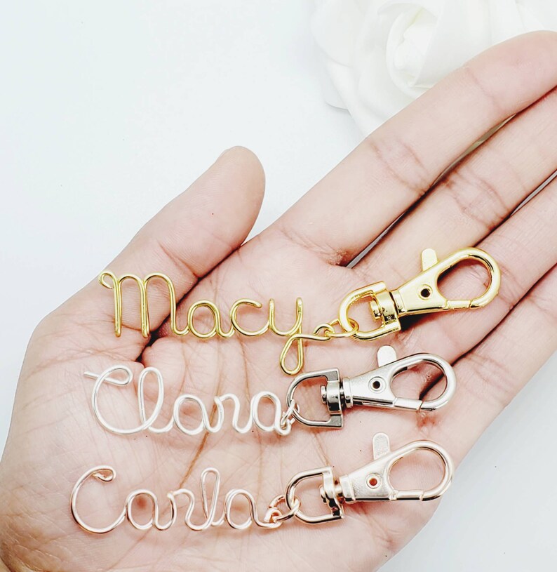 Personalized gold name Keychain for women, sweet sixteen gift for girls, first car gifts, any name, name, custom name rose gold keychain image 9