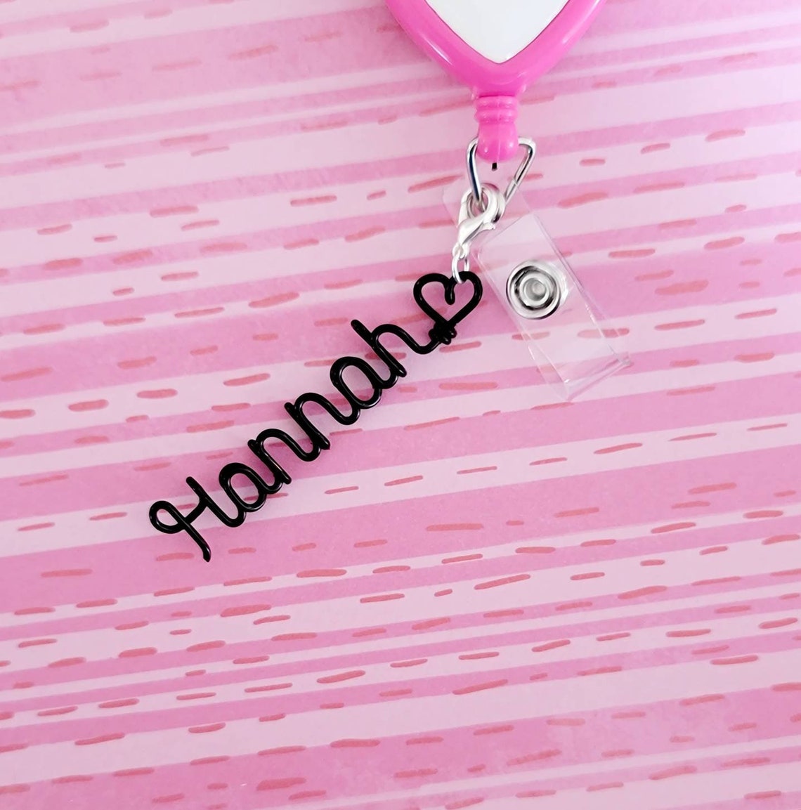Custom Badge Charm Custom Badge Reel Badge Charm Nurse Etsy
