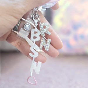Custom badge charm, badge reel, badge charm, nurse badge reel, nurse accessories, badge reel charm, badge reel charms, badge reel nurse