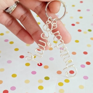Custom Name Keychain, custom name keychain, Name keychain, Purse charm, Keychain, custom keychain, rose gold keychain, keychain charm